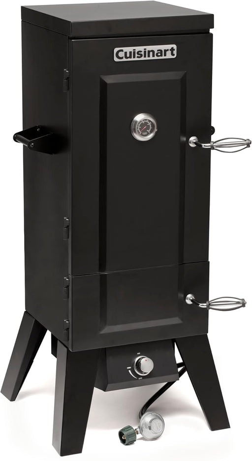 36” Vertical Propane Smoker, 4 Removable Racks, Spacious BBQ Smoker with Wood and Water Trays, 15,000 BTU Heat for Smoked Meat, Brisket, Jerky, Fish, Perfect for Tailgates, Backyard, Camping