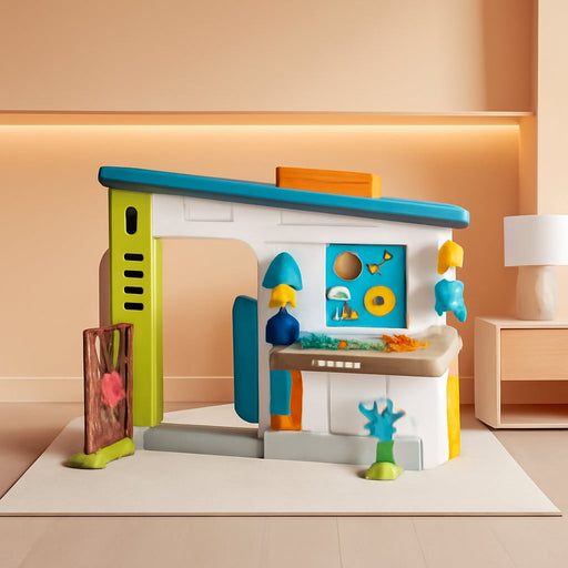 Baby Learning Toy Laugh & Learn Ultimate Playhouse with Smart Stages & 9 Pretend Play Accessories, Infants & Toddlers Ages 6+ Months