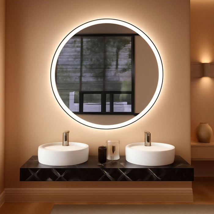 40 Inches LED Vanity Mirror Dimmable TemperedGlass