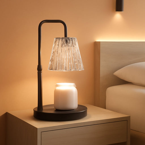 Candle Warmer Lamp with Timer – Dimmable Wax Warmer for Vintage Room Decor, Height Adjustable Candle Lamp for Mom, Birthday Gifts for Women,House Warming Gifts for New Home Decor with 2 Bulbs