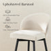 26" Counter Height Bar Stool Set of 2,Linen Fabric Upholstered Barstools with Footrest,Metal Frame,360° Swivel Barstools for Kitchen Island, Home Bar & Breakfast Nook,Beige