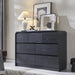 Modern 7 Drawers Dresser for Bedroom, 47" Wide Wood Dressers, Black