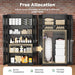 72InchTall GreenVelly Locking Cabinet Metal Storage