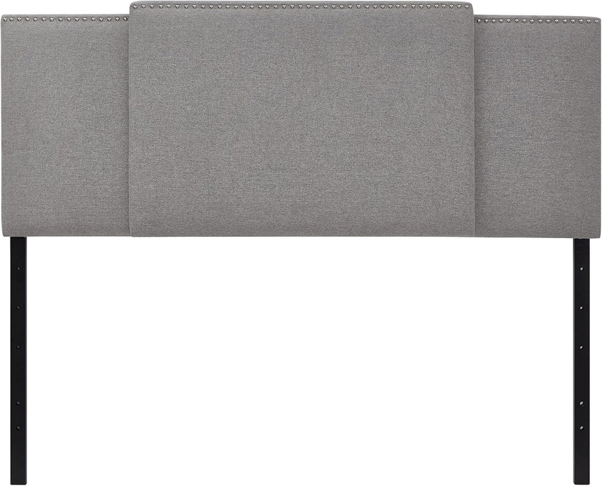 Upholstered Headboard, King/Full/Queen, Grey