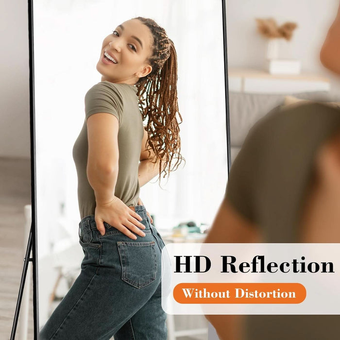 64x21 Inch Full Length Mirror CrystalClear NanoGlass
