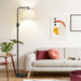 Black Dimmable Arc Floor Lamp TallStanding 1000Lumen