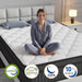 14 Inch Queen Size Mattress, Individually Wrapped Pocket Spring Mattress in a Box, Medium Firm, Breathable Skin-Friendly Knit Cover with Fireproof Sponge, Pressure Relief & Motion Isolation,White