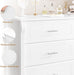 White Dresser with 8 Deep Drawers