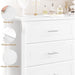 White Dresser with 8 Deep Drawers