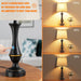 Touch Lamps for Nightstand, 3 Way Dimmable Lamps for Bedroom with USB C+A
