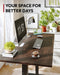 Solid Bamboo Dual Motor Standing Desk, 220 Lbs, 48×24