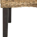 Home Collection Avita Natural Wicker 18-Inch Dining Chair