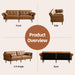 EightyFiveInch UltraConvertibleArmrests Futon Sofa Bed