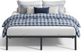 King Metal Bed Frame, 16 Inches Tall, 1100 Lb Weight Capacity