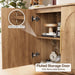 Modern Buffet Cabinet with Storage, 59.1”Sideboard Cabinet, OAK