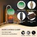 Candle Warmer Lamp Timer - Christmas Gifts for Women Mom, House Warming Gifts New Home Decor Modern Farmhouse Decor, Glass Candle Warmer Wax Melt with 2 Bulbs Green