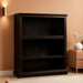 Miscellaneous Storage 2-Shelf Bookcase/ Book Shelf, Estate Black Finish