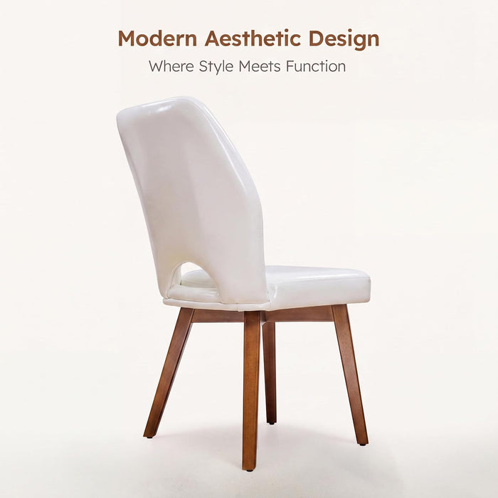 Dining Chairs Set of 4, Upholstered Kitchen Chairs, Beige