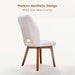 Dining Chairs Set of 4, Upholstered Kitchen Chairs, Beige