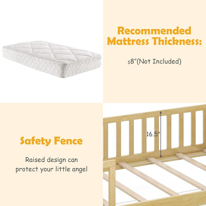 Montessori Twin House Bed With UnderbedStorage Deluxe