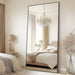 76"X34" Large Full Length Mirror, Oversized Floor Mirror, Black