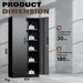 72 Inches HeavyDuty Metal Storage Lockable Cabinet