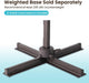 9' X 12' Cantilever Patio Umbrella Rectangular Outdoor Umbrellas