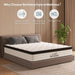 Queen Mattress, 12 Inch Queen Size Mattress in a Box, Upgraded Hybrid Mattresses Pocket Springs, Motion Isolation, Pressure Relief, Medium Firm, Breathable Comfort