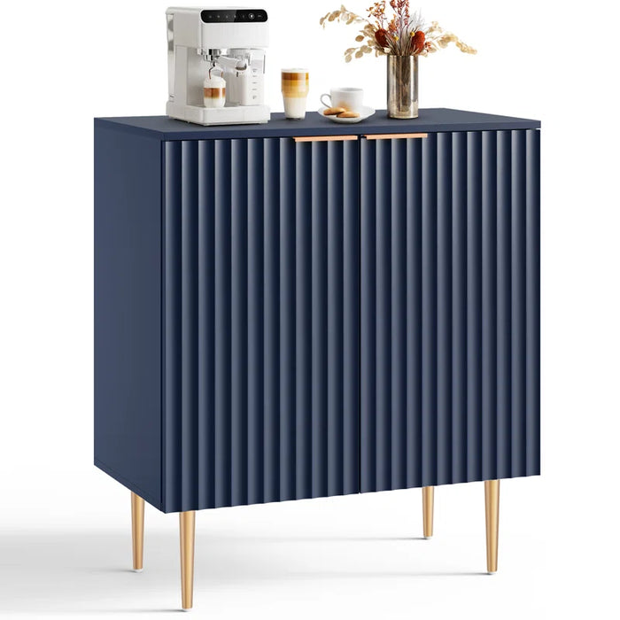 Rishaw 34.3" Tall Adjustable Shelf 2 - Door Accent Cabinet