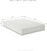 Queen Size Chime 12 Inch Medium Firm Memory Foam Mattress with Green Tea & Charcoal Gel for Pressure Relief