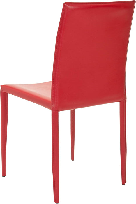 Home Collection Karna Modern Red Dining Chair (Set of 2)