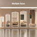 79" X 32" Full Length Mirror with Lights, Large LED Lighted Floor Standing Body Mirror, Dimmable & 3 Color Lighting for Bedroom, Cloakroom, Dressing Room, Tempered Glass, Black Frame