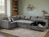 Oversized Sectional Sleeper Sofa with Storage