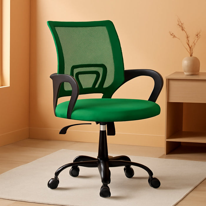 Ergonomic Office Chair Cheap Desk Chair Mesh Executive Computer Chair Lumbar Support for Women&Men, Green