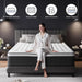 Twin PressureRelief Memory Foam Hybrid Mattress Pocketed