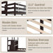 Espresso Solidwood Twin Bunk Bed With TrundleStorage