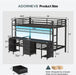 Black Twin Over Twin Bunk Bed DeskStorageSolutions