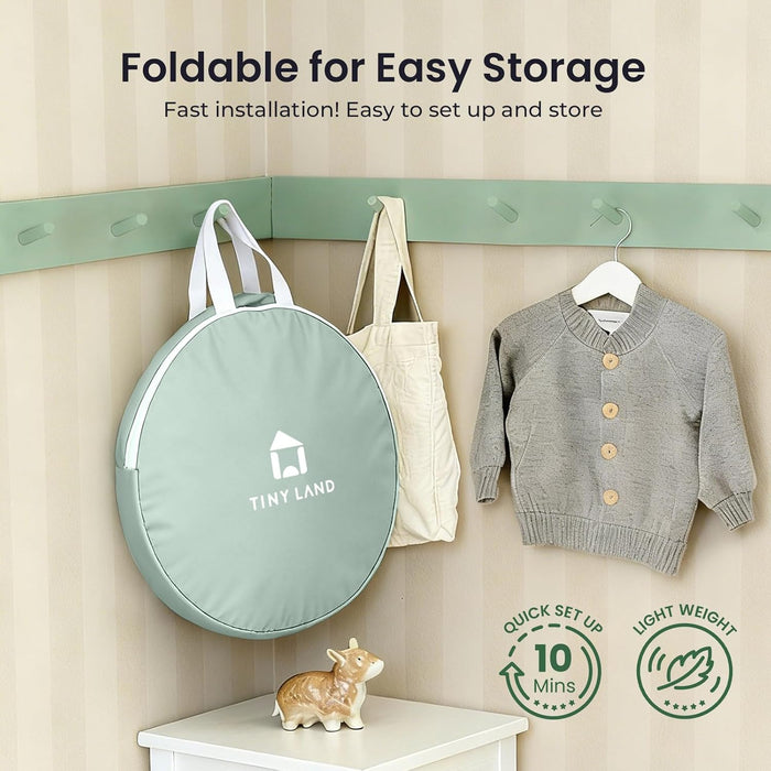 Kids Play Tent – Cute Greentent for Kids Indoor, Portable Toddler Tent for Girls & Boys, Fun Playhouse Toy for Imaginative Play, Perfect Toys Gifts for 2 Year Old Girl & Boy