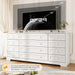 12 Drawer Wooden Dressers for Bedroom, Farmhouse White Wood Dresser