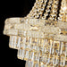 Crystal Chandelier 12 Lights 36Inches Gold Pendant