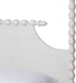 Caliana Bobbin Four-Poster Platform Bed - Wooden Bed Frame with Turned Spindle Posts and Panel Headboard, Vintage-Inspired Bedroom Furniture, White, Queen