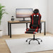 Gaming Chair Office Chair Ergonomic Desk Chair with Footrest Arms Lumbar Support Headrest Swivel Rolling High Back Racing Computer Chair for Women Men Adults Girls,Red