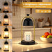 Candle Warmer Lamp - with Timer & Dimmable, Cozy Birthday Gift for Women Mom, Modern Home Decor House Warming Gifts Wax Melt Warmer for Jar Candles with 2 Bulbs (Black)
