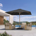 Market Umbrella 10 FT High-End UPF 45+ Rustproof Aluminum Grey