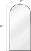 Full Length Mirror with Stand, 41"X81" Floor Mirror Freestanding, Arched Wall Mirror, Oversized, Wall Mounted Mirror for Bedroom(Black)