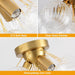 Bubble Chandelier 17In CrystalGlass Bubbles Semi Flush