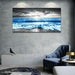 Wall Art for Living Room Large Wall Decor for Office Modern Bedroom Wall Decor Blue Beach Sun Ocean Landscape Canvas Prints Wall Paintings Seascape Framed Pictures Artwork Home Decor 40X20