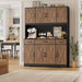 55InchPantryCabinetWithIntegratedUsbChargingDockSystem
