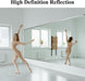 Home Gym Mirror for Wall, 55" X 16" X 2PCS Frameless Full Length Mirror