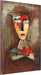Homme III Mixed Media Iron Hand Painted Dimensional Wall Art, 48" X 32" X 2.2", Ready to Hang